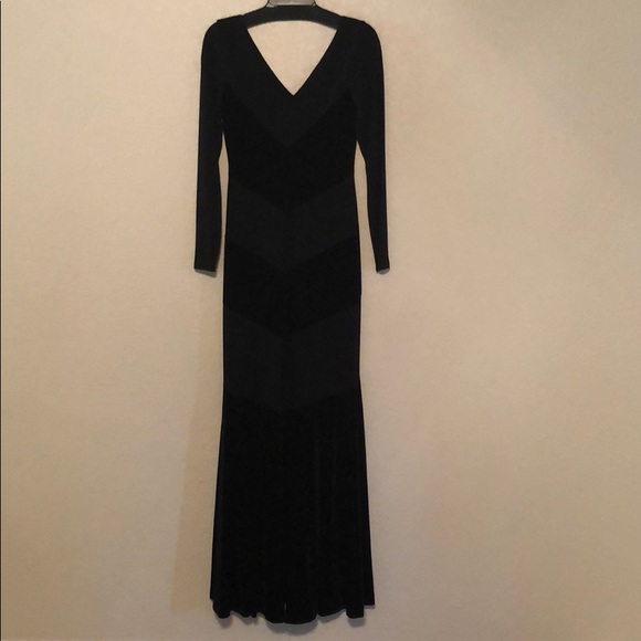 Ralph Lauren Formal Gown Velvet Trim - Picture 1 of 7